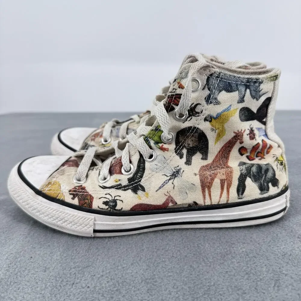 Converse Chuck Taylor All Star Science Class Zoo Animal Print Kids‎ 2 Hi
